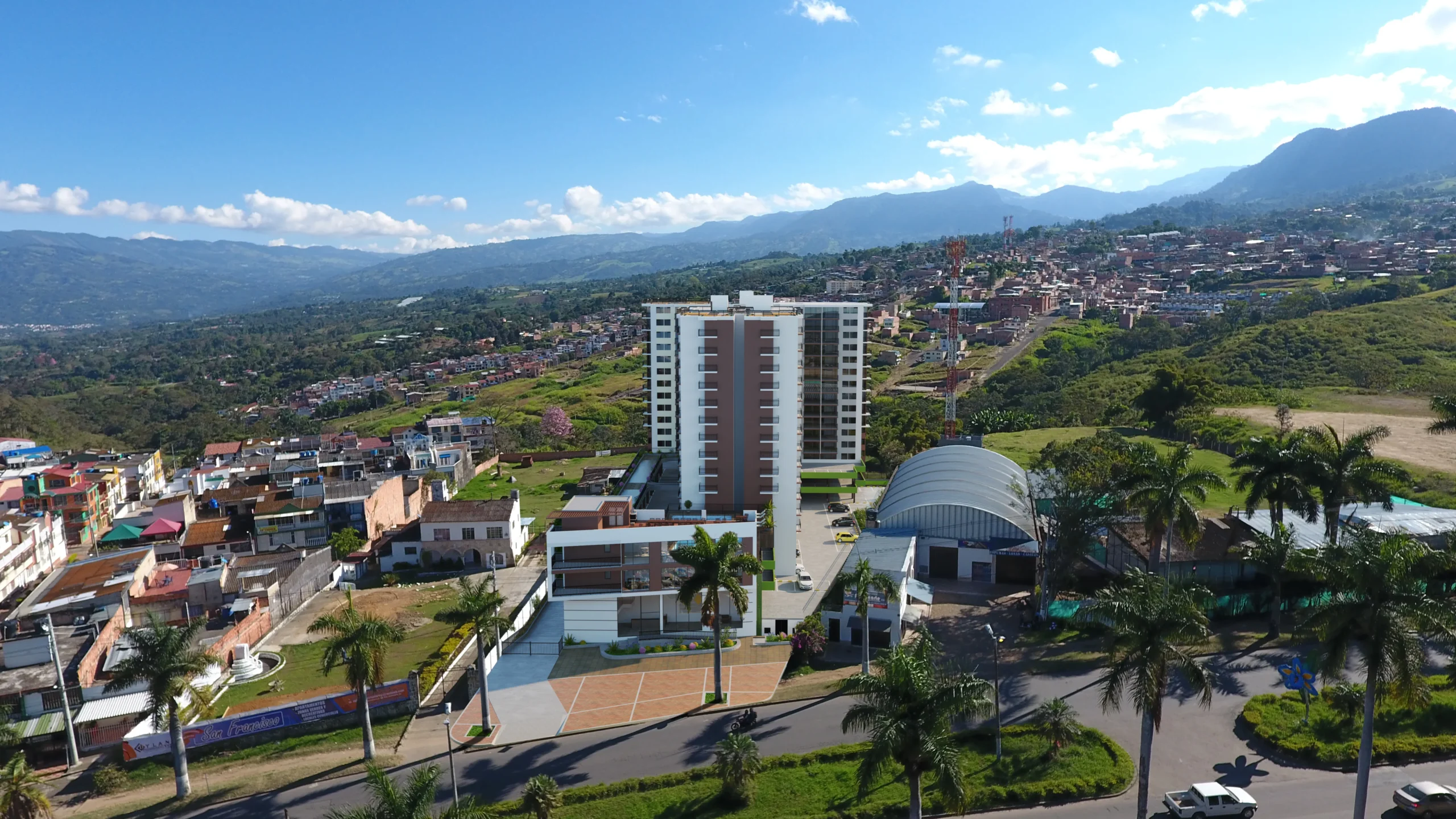 Palma Grande es un proyecto de apartamentos sobre planos en Fusagasugá